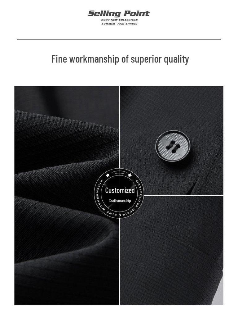 Ice Silk Sun Protection Blazer for Young Men - Summer 2025