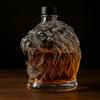 280ml Whiskey Decanter with Leak-Proof Seal Stopper Lion Design Large