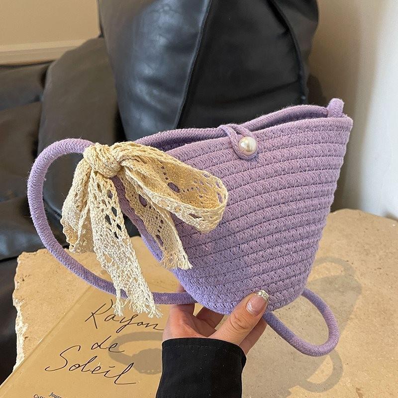 Fashionable Small Shoulder Bag For Women With Colorful Scarf And Unique Style