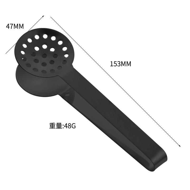 Tea Bag Squeezing Pliers, Stainless Steel Circular Tea Pliers, Kitchen and Bar Tools, Practical In Gold, Silver and Black Colors