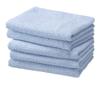 Hotel Face 5-Piece Set of Japanese-Made Senshu Face Towels (Approx. 32 X 82cm), Sky Blue