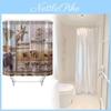 Animal Print Shower Curtain Peva Waterproof Bathroom Divider For Kitchen And Bedroom
