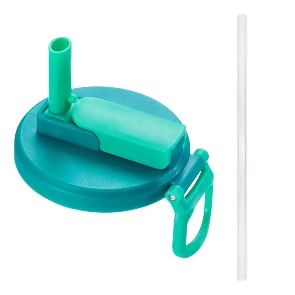 BPA-Free Silicone Soda Can Lids with Straws Reusable Jar Cap Accessory for Standard Beverage Cans Picnic Essential