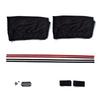 For UV Protecetin Privacy Protection Sunshade Visor Kit  Universal Window Shield Black  Window Sun Shade