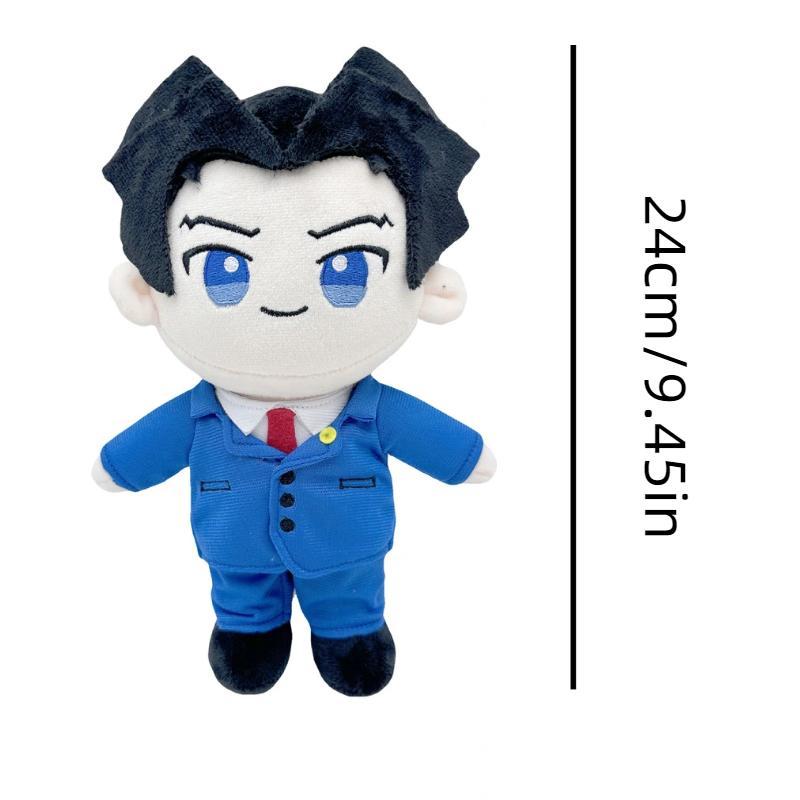 

Attorney Phoenix Ace Wright Plush Toy Game Stuffed Doll Home Decoration Gift Fan синій