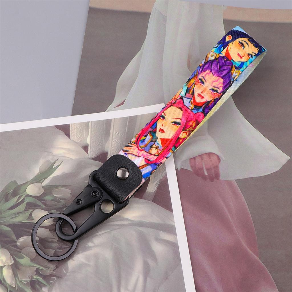 Metal Beak Buckle Alloy Keychain Car Interior Pendant Metal Beak Buckle Leather Keychain Chain