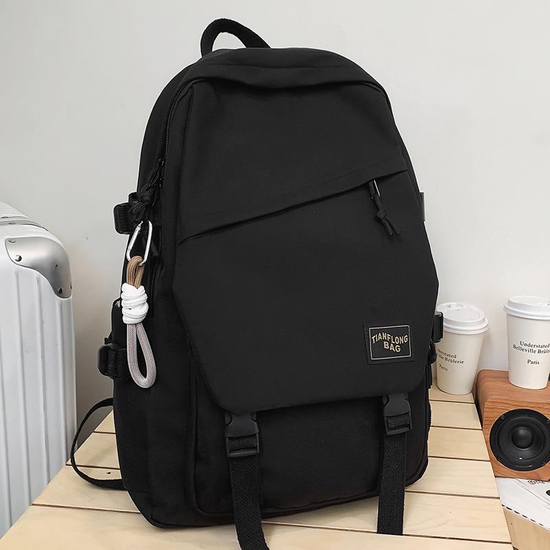 

Schoolbags Elementary School Students College Students High School Students Junior High School Students Boys Solid Color Large Capacity Backpack
