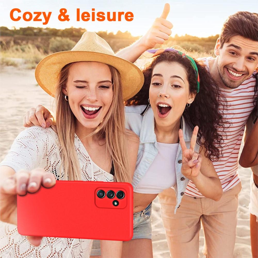 Liquid Silicone Case For Samsung Galaxy A14 A24 A34 A54 5G Luxury Candy Colorful Soft Armor Shockproof Phone Cover Cases