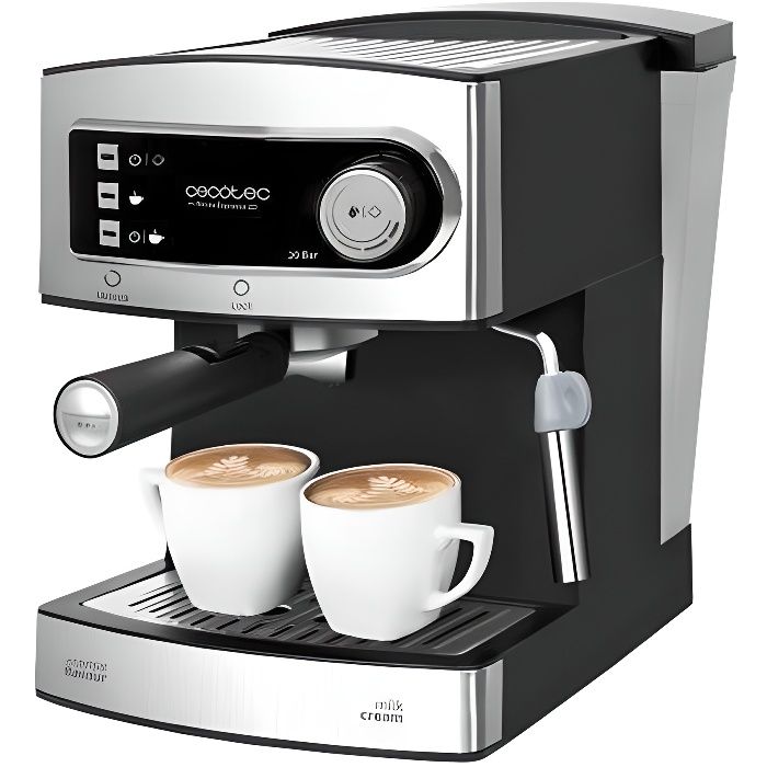 Cecotec Power Espresso 20 Espresso Machine - 20 Bars - 850W - Black