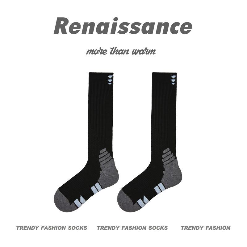 Renaissance Women's Compression Socks for Fitness and Marathon - Enhance Muscle Function with Long Calf Design