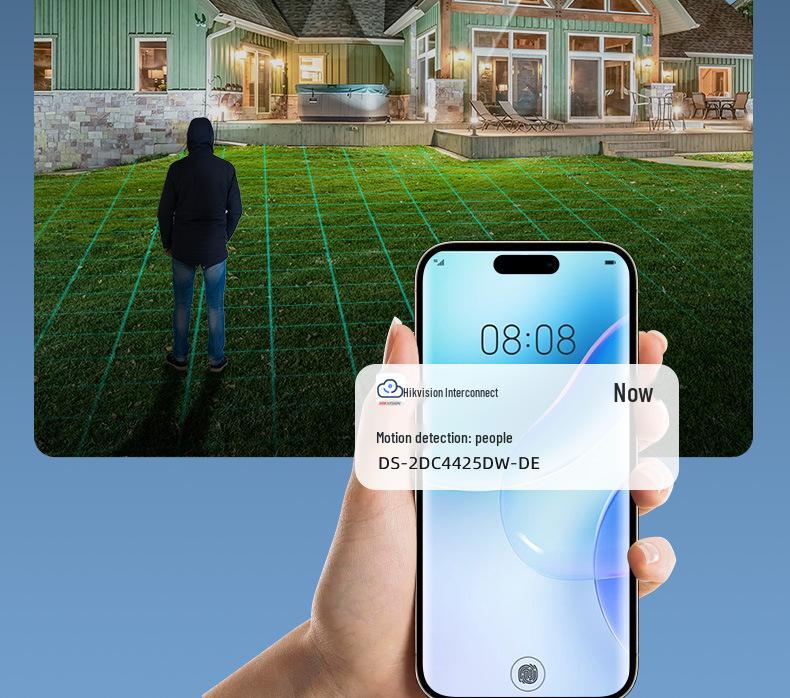 Hikvision 25x Zoom 360° PTZ Outdoor Camera with Mobile Remote Monitoring, Audio & Video Recording