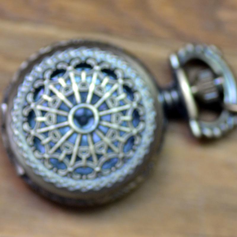 Retro Pocket Watch Men's and Women's Necklace Watch