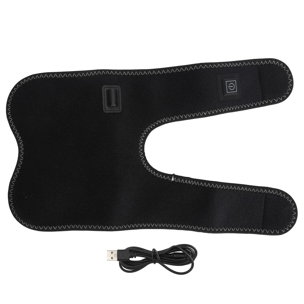 Heated Elbow Brace Efficient Safe 3 Speeds Temperature Control Carbon Fiber Electric Elbow Heating Pad DC 5V
