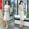 2025 Modern Lace Cheongsam: Slim Fit Ao Dai in Old Shanghai Style