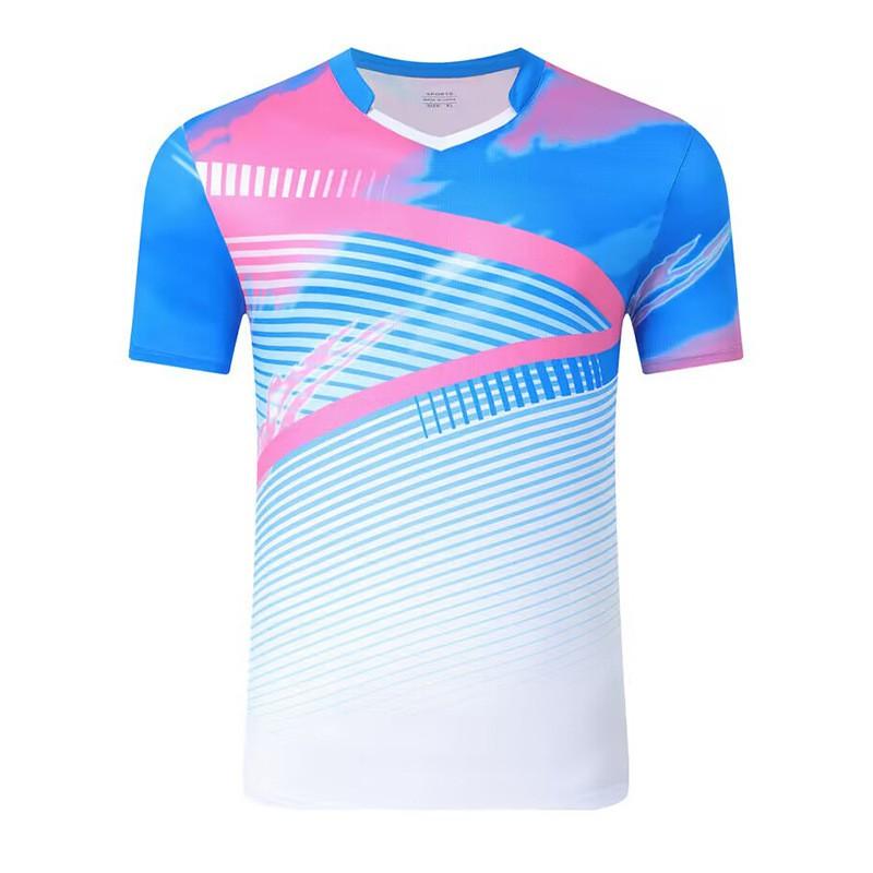 Badminton Shirts Men Women Quick Dry Breathable Sports Tops Couple Athletic Tees All