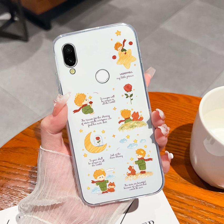 Für Xiaomi Redmi 7 7A 8 9C 9T 10A Mode Buchstaben Handytaschen Ultradünne Transparente TPU Staubdichte Schutz Weiche Rückseite Für Xiaomi Handyhülle