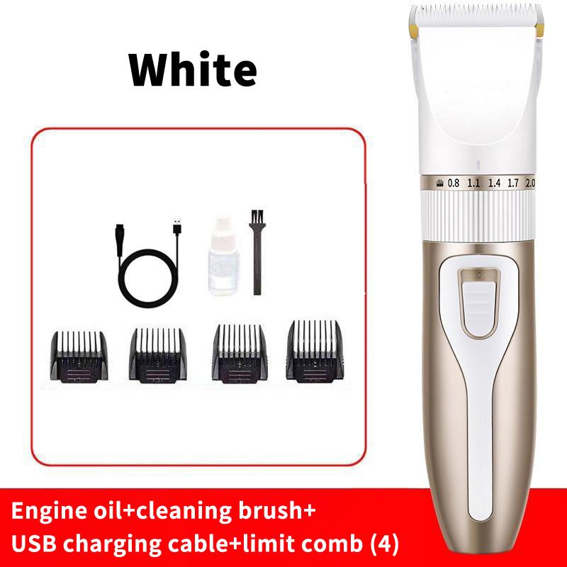 Rechargeable Cordless Hair Clipper IPX6 Waterproof Washable Hair Trimmer with Guide Combs for Home Personal Grooming Use