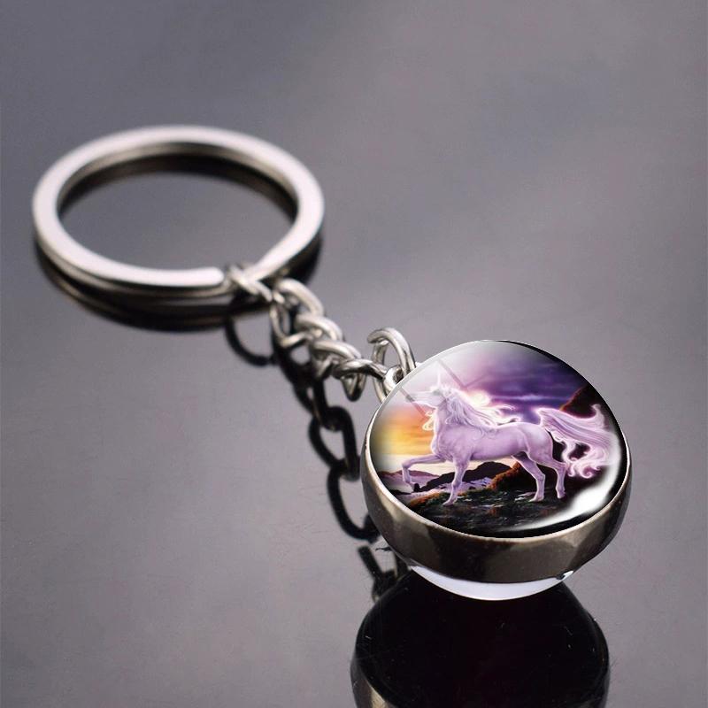 Glow In The Dark Horse Pendant Glowing Horse Stuff Luminous Horses Glass Ball Pendant Crazy Horse Lovers Gifts