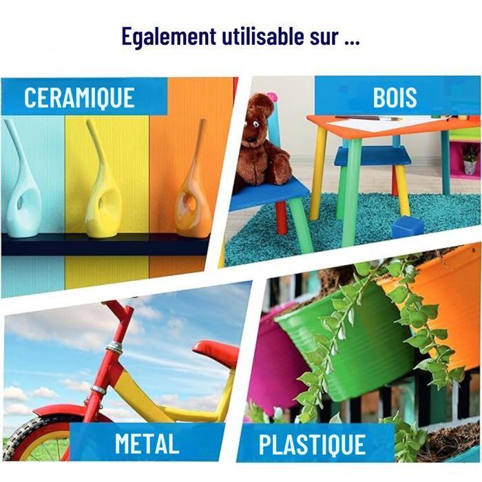 Hycote - Bombe De Peinture Apprêt Hycote - Acrylique - Plastique Gris - Auto/Moto/Scooter - 400ml