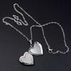 Love Photo Box Pendant Neckchain Temperature Sensitive Color Changing Clavicle Chain Jewelry Elegant Necklace Ornament