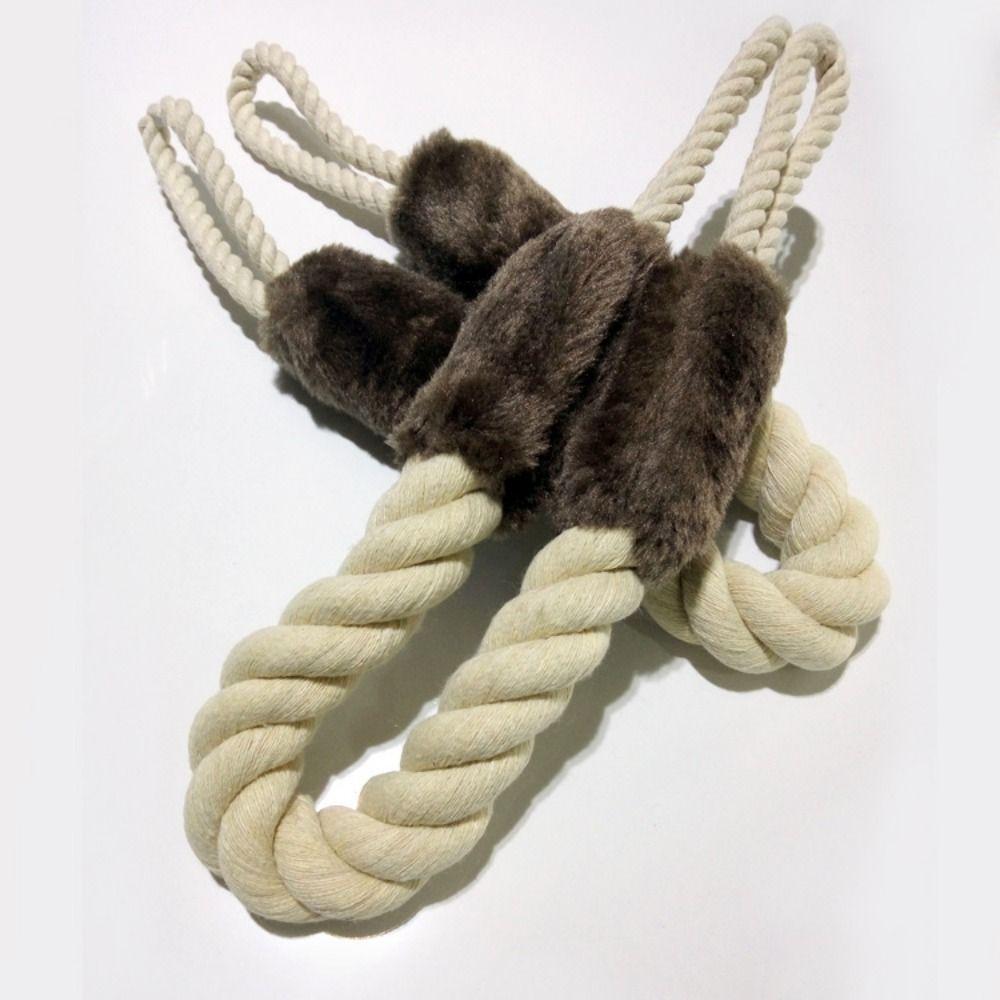 Finger Pinch Guard Door Stopper Wear Resistant Door Handle Pull Cords Soft Pets Biting Toy Dog Cat