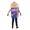 Halloween Kids Bowl Noodle Costume Funny Seafood Soup Onesie School Party Cosplay Outfit