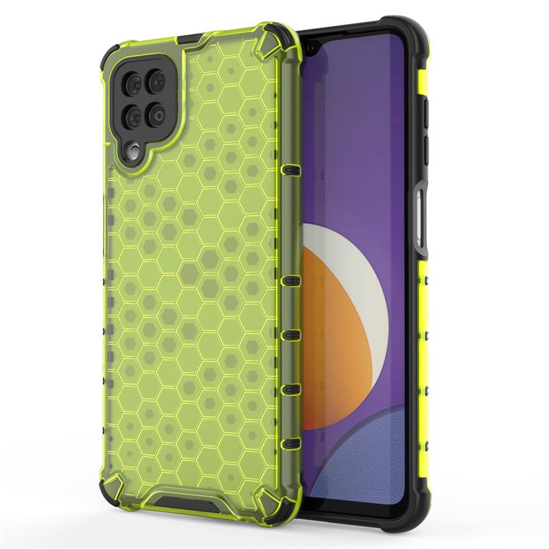 Suitable for Samsung Note20 Color transparent Anti falling Mobile Phone Case S25 Ultra Creative Honeycomb Protection Case