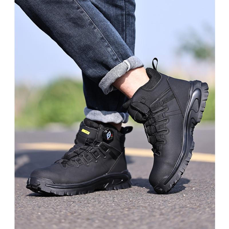 Safety Anti-collision Anti-puncture Not Tired Feet Lightweight Wear-resistant Grip Non-slip Men's Construction Site Work Labor Protection Shoes