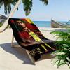 Rivalry Field: Messi vs Ronaldo beach towel Beach towel for vacation photos beach Absorbent bath towel Outdoor pool towel seaside