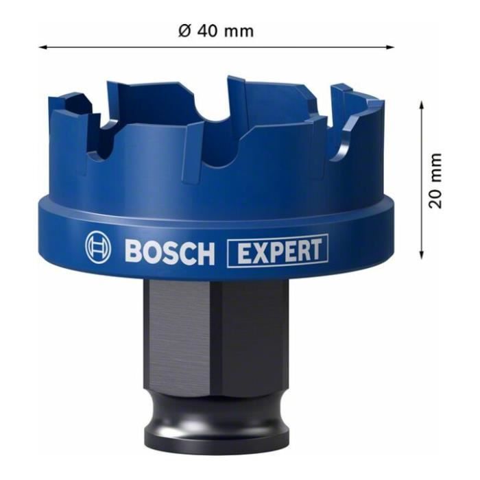 Scie trépan - BOSCH EXPERT - 2608900498 - Diamètre 33mm - Dents en carbure - Longue durée de vie