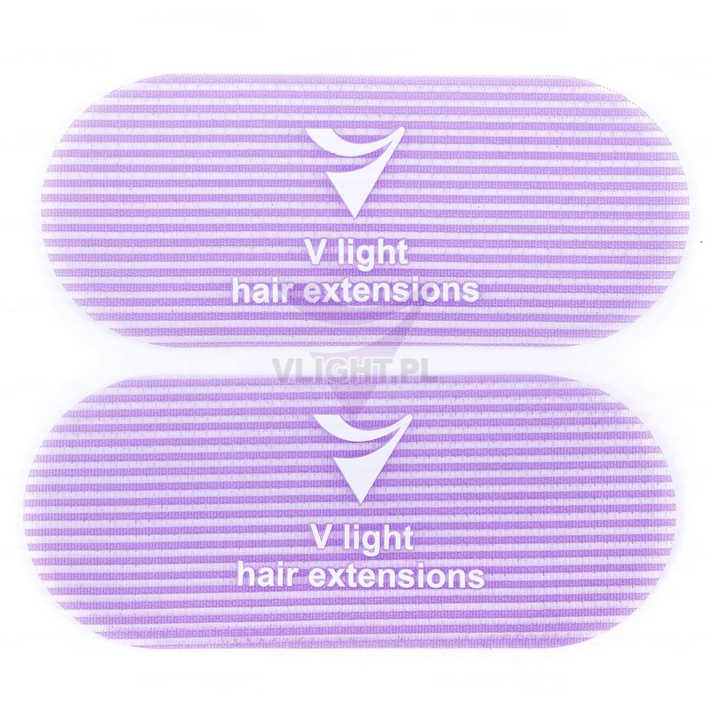 V-LIGHT HAIR FÖRLÄNGNINGAR frisörset armband klistermärken kardborre