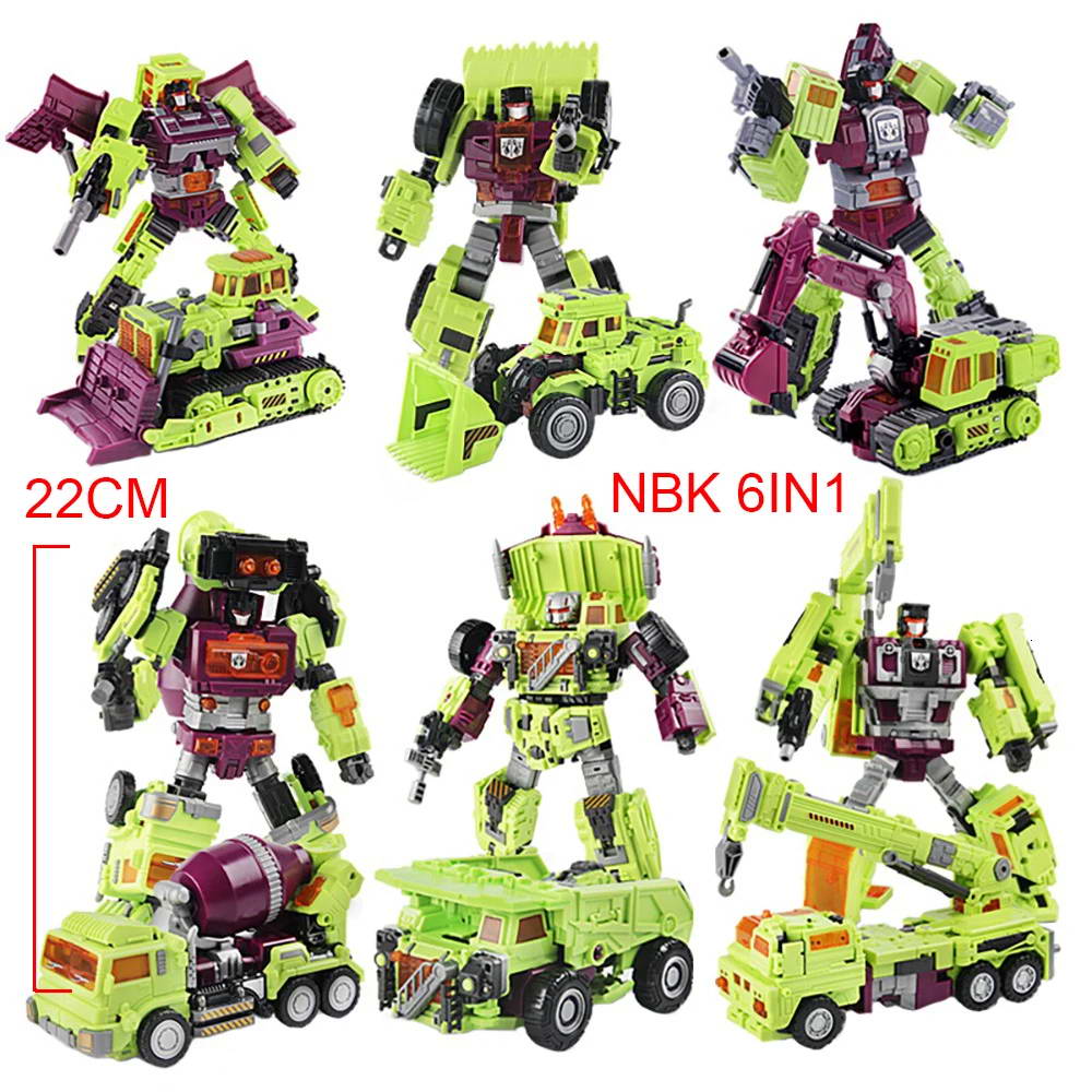 Transformation Robot NBK Devastator Mixmaster Scavenger Overload Hightower Scrapmetal Scrapper Longhaul Skipjack Deformation Toy