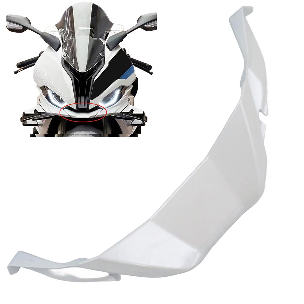 Front Air Intake Lip Cover Fairing Compatible with For BMW S1000RR 2025 and 2025 Models ABS Construction White Finish
