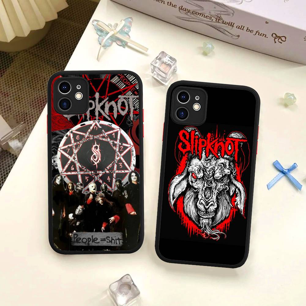 S-Slipknot Rock Matte Protective Case For IPhone 16 15 14 13 12 11 Pro Max X XS MAX Protection Case