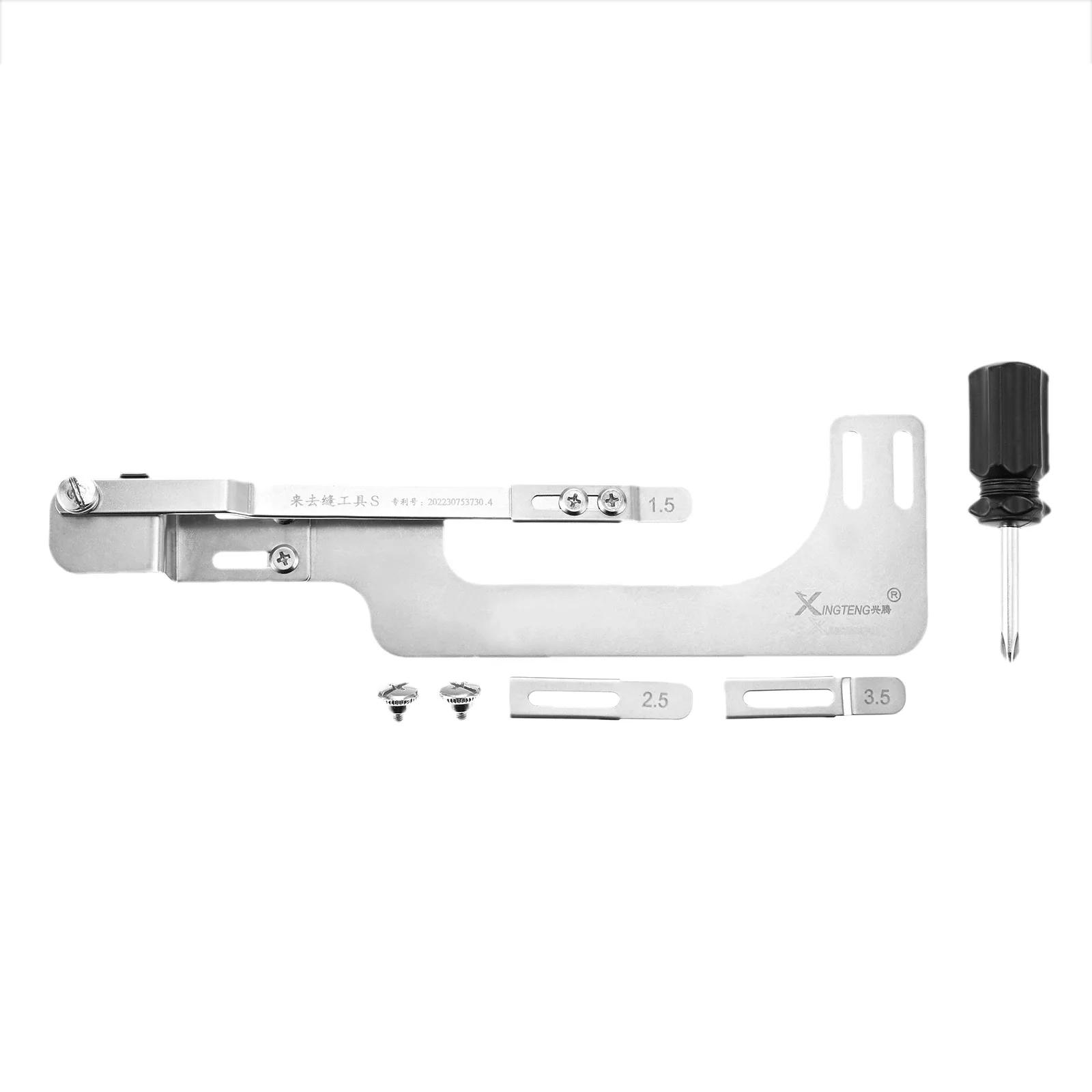 

Indutrial Lockstitch Sewing Machine Quilting Guide Bar French Seam Guider for Flat Car Seam Rule 23cm/33cm Stainless steel 1pc