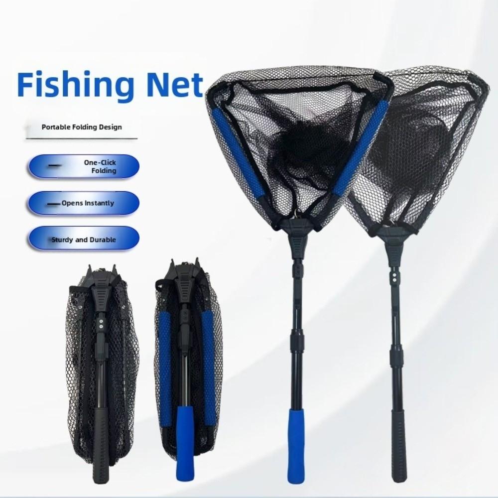 Aluminium Alloy Foldable Fishing Net Floating Retractable Handle Ne  Fishing Accessories