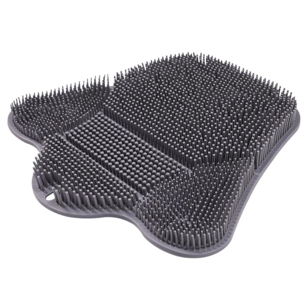 Tappetino Scrubber per Piedi con Setole Morbide Ventosa Pulitore per Piedi Doccia Montaggio a Parete