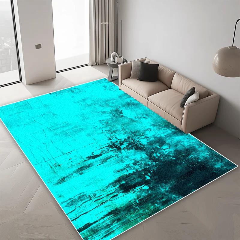 Modern Abstract Carpet Living Room Minimalism Decoration Home Aesthetic Sofa Non-slip Rugs Bedroom Cloakroom Washable Floor Mat
