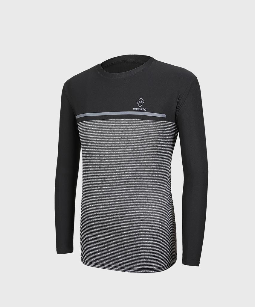 Extra Sporty Life Act Men'S Long Sleeve Round Neck T-Shirt 4 Colors (Type B)