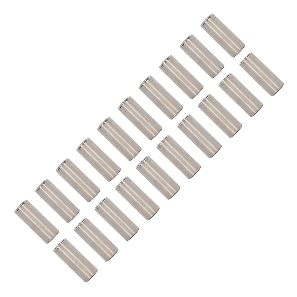 20Pcs Coupling Nut Stainless Steel M5 Round Rod Connector Nut Female Thread for Connection