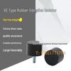 VE Rubber Shock Absorber Pad, Vibration Damping Block, Flat Head M4-M12