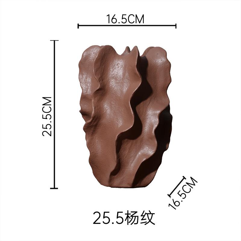 Retro New Chinese Ceramic Vase Decorations Ornaments Porcelain Vase with Flower Arrangement and Hydroponics in Porch TV Cabinet