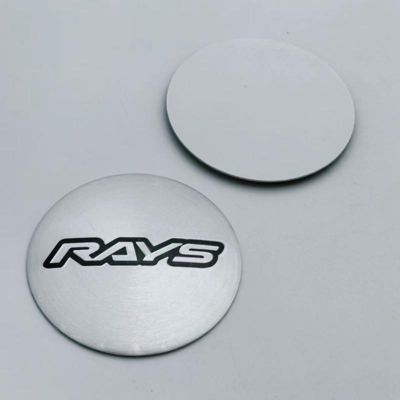 4pcs 45mm 50mm 56mm 65mm RAYS Logo Emblem Car Stickers Accessories for Car Wheel Center Caps Hub Cap Rim Cover Badge Replacement