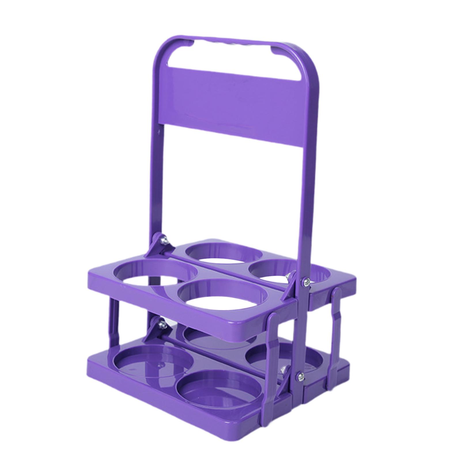 

Sports Water Bottle Carrier, Water Bottle Rack Beverage Carrier Folding Water