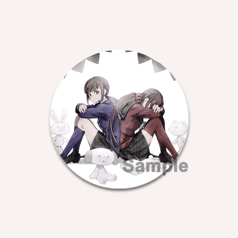 32/44/58MM Inferenz Abenteuer Spiel Anime Broschen Danganronpa HD Print Abzeichen Rucksack Kragen Cartoon Revers Pins Schmuck Geschenke Zubehör