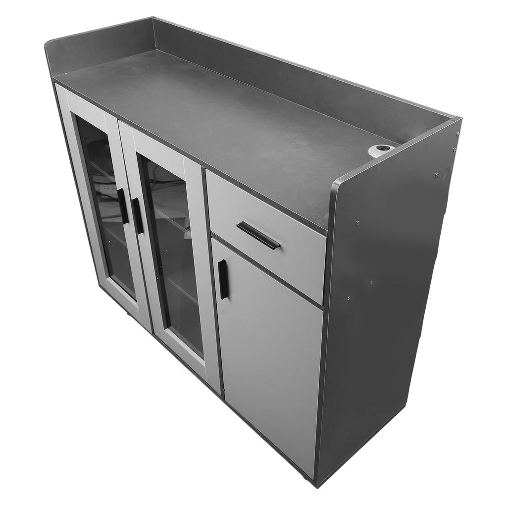 Bufet de living modern, simplu, luminos, de lux, pentru bucătărie, cu depozitare, dulap de ceai pentru acasă, dini