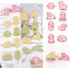 8 Pieces Cookie Cutters Sheep Shaped Biscuit Mold Kitchen Tools Plastic Material