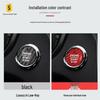 Real Carbon Fiber One-Button Start Ignition Decal for BMW, Mercedes-Benz, Volkswagen, Toyota, Nissan, Honda, Suzuki