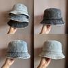 Cap Fisherman Denim With Uv Protection And Water Wash Finish For Gift Women