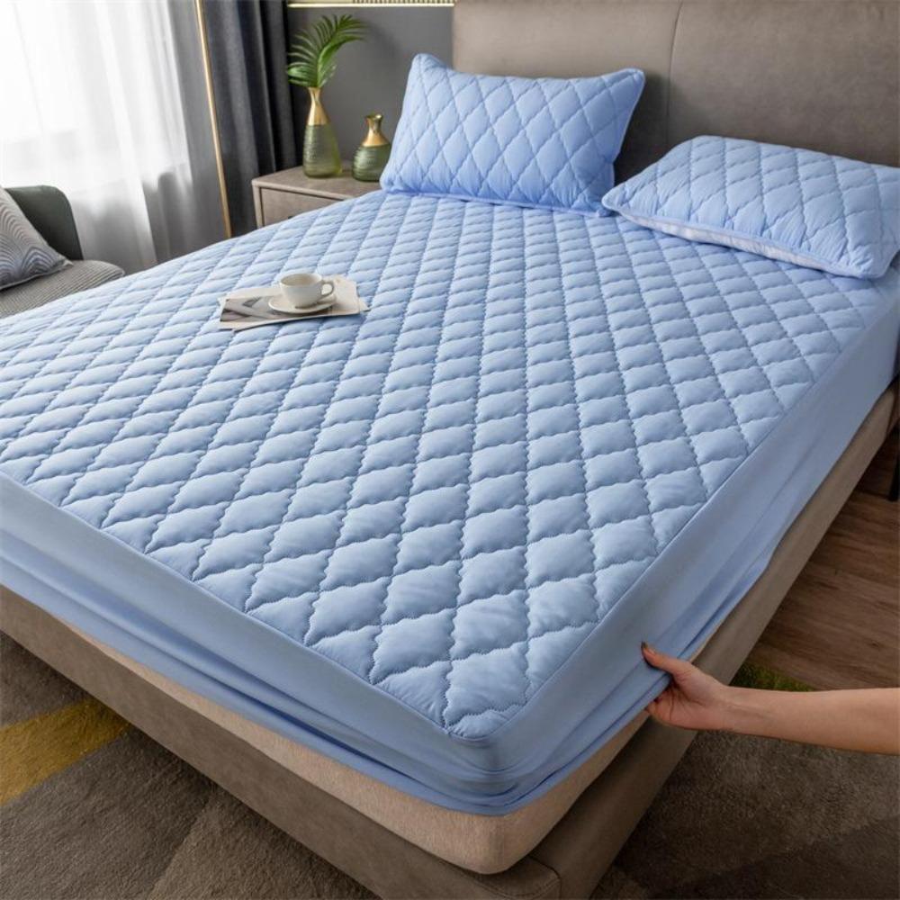 Ultraweicher Kühlender Wasserdichter Matratzenschoner, Schmutzabweisend und Knitterarm - Sehr Gut Geeignet für Schlafzimmer und Hotelmatratzenschutz [48x74cm] gray